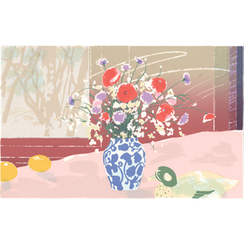 やさしい笑顔